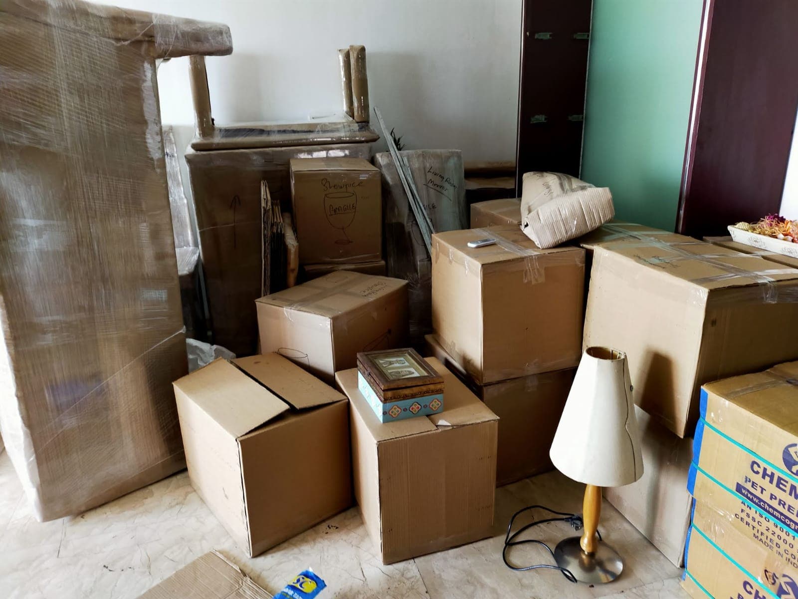 World Express Cargo Team in Warehouse